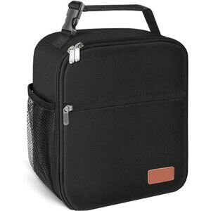 small insulated lunch box bag for adults reusable cooler tote for work travel bl